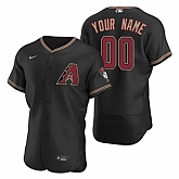 Arizona Diamondbacks Customized Nike Black Stitched MLB Flex Base Jersey,baseball caps,new era cap wholesale,wholesale hats